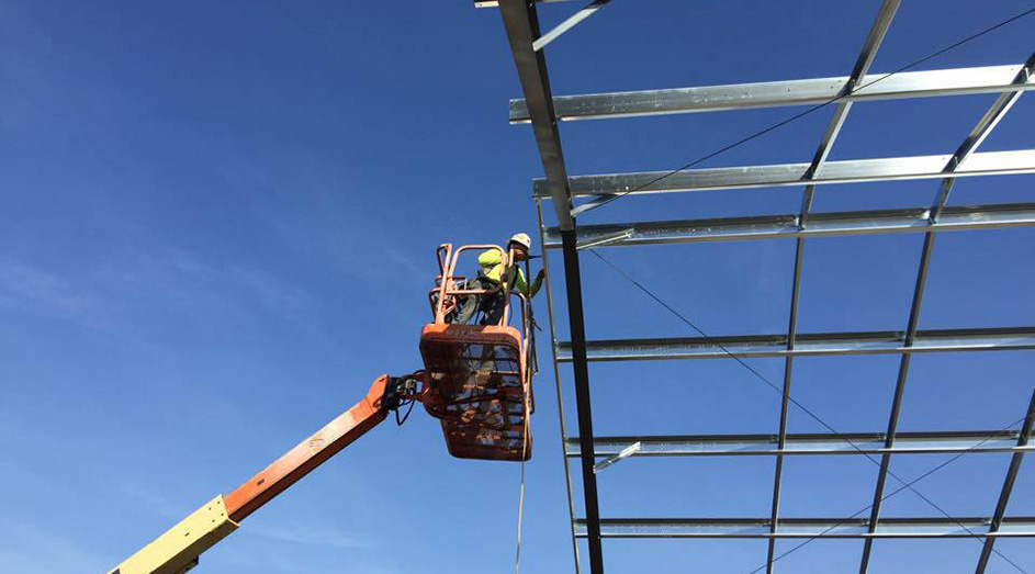 Pre-Engineered Metal frame construction