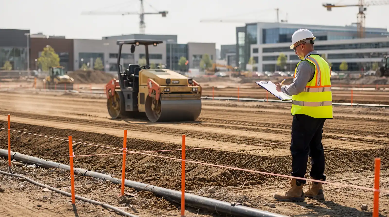 Why is site prep for commercial buildings critical