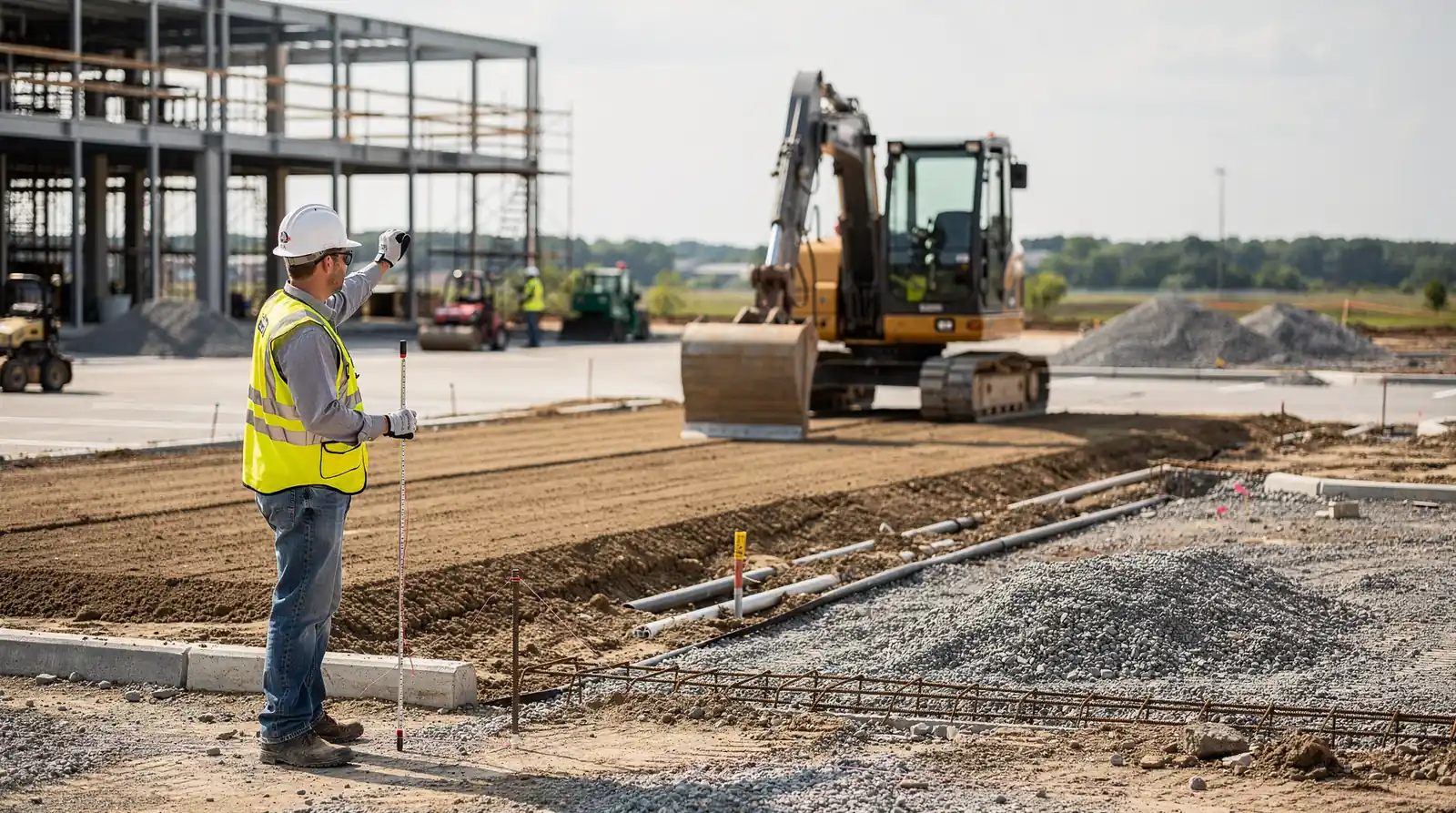 What do sitework contractors typically handle